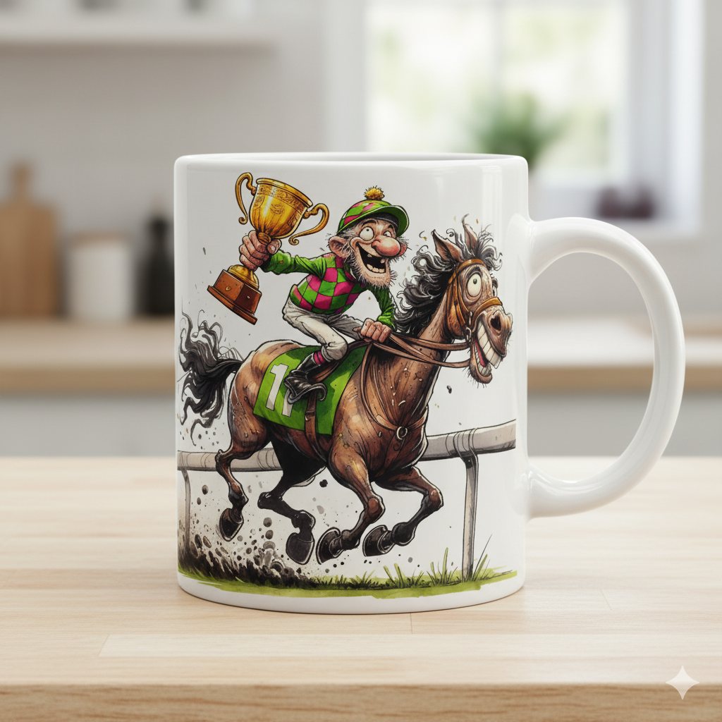 Mug à thème sport Champion épique — sublimation HD PMW Iconic Trends Wear Dubai